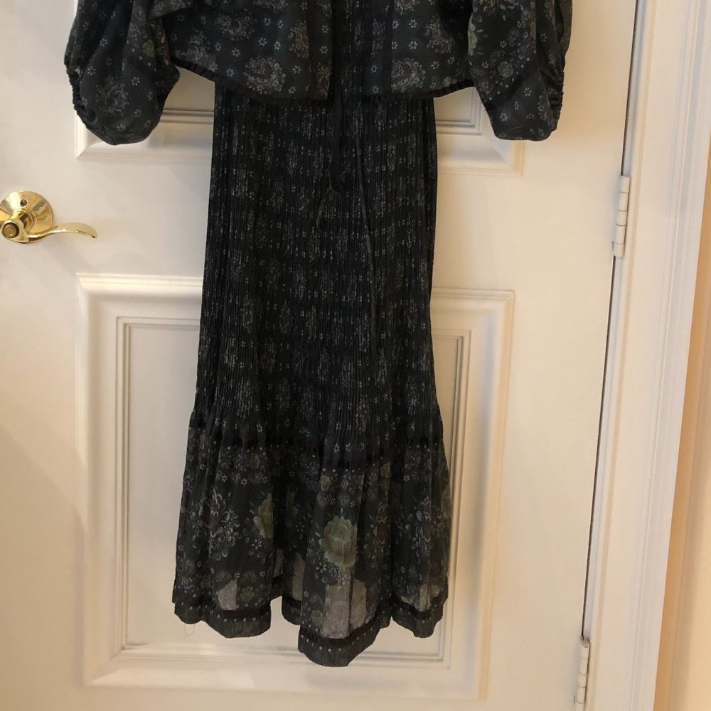 Spaghetti Strap Accordion-Pleated Dress w/ Jacket PRICED TO SELL - Picture 13 of 14